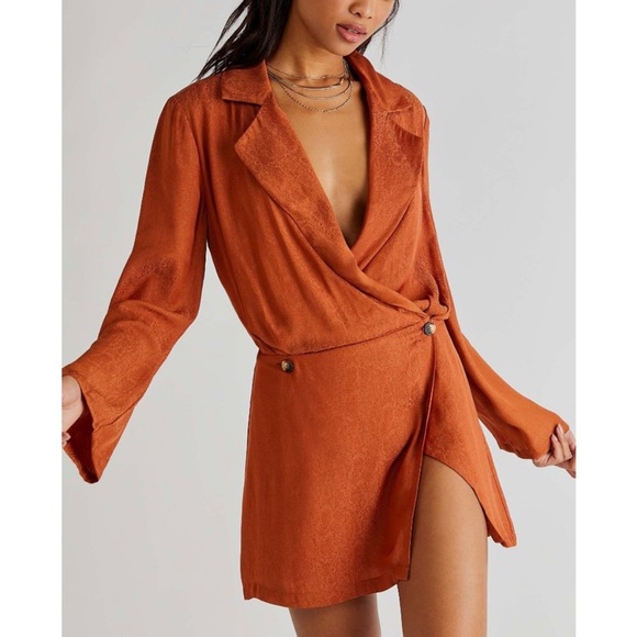 Free People Simone Dress in Cinnaber size XS $128 - Picture 2 of 6